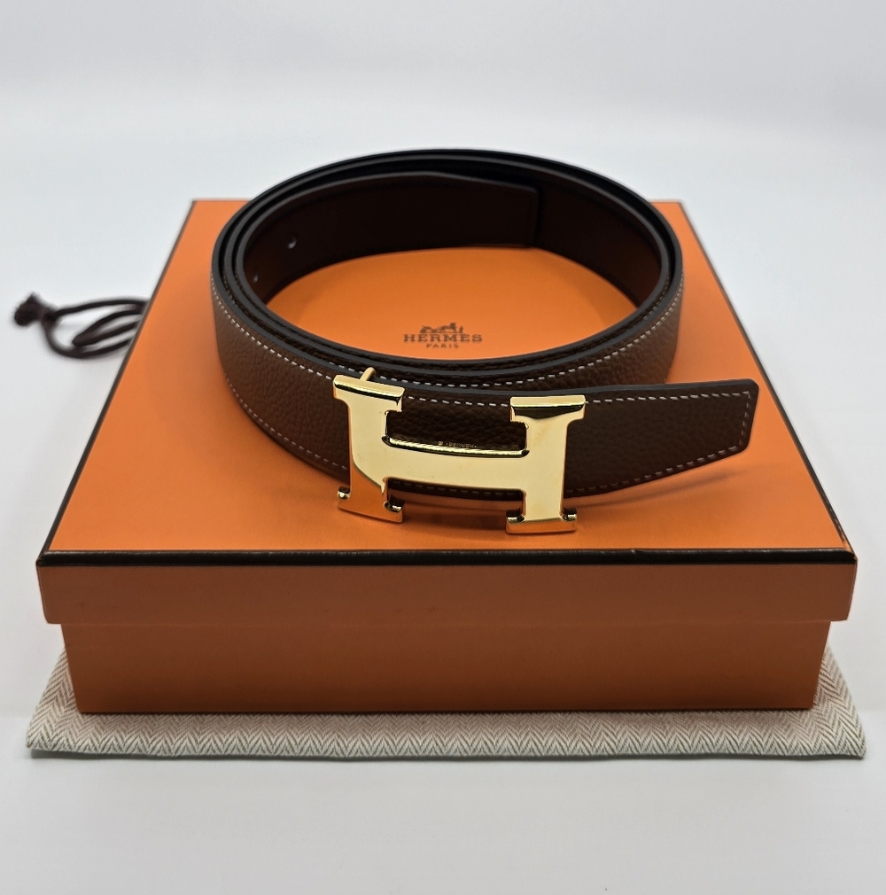 Hermes Constance Belt 32mm Reversible - Picture 1 of 13